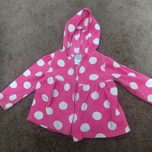 Little girls fleece coat